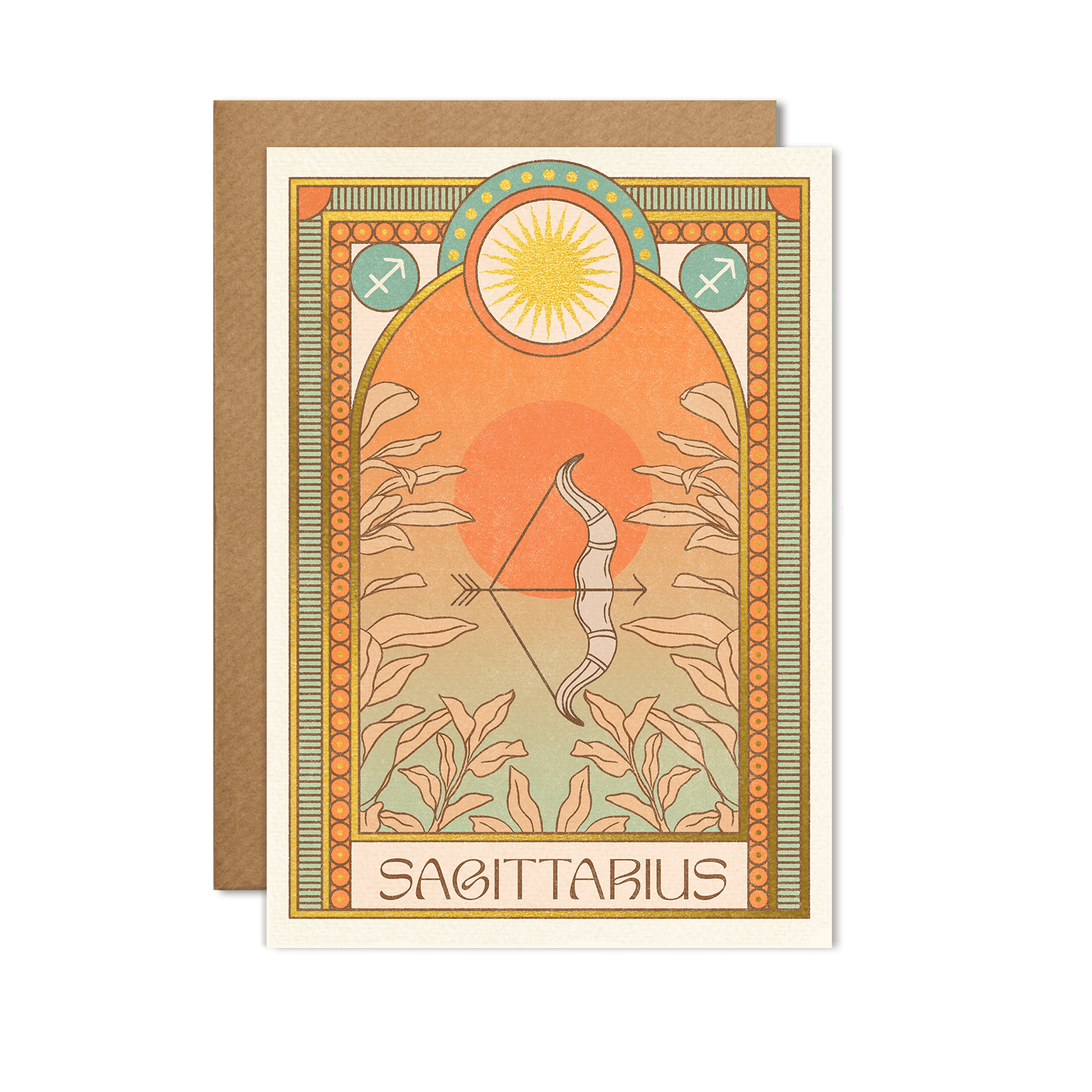 Sagittarius Zodiac Card - Out of the Blue