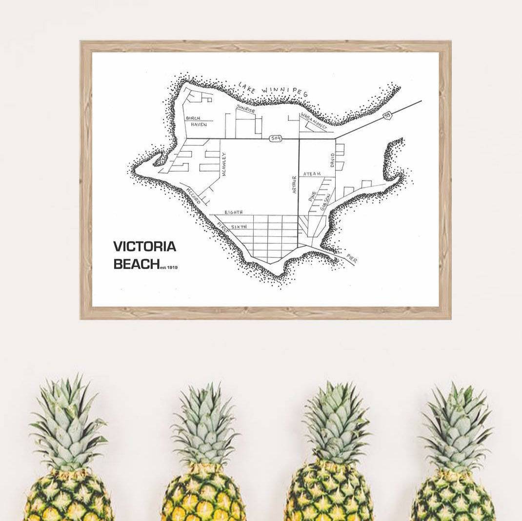 VICTORIA BEACH PRINT 12X16 - Out of the Blue
