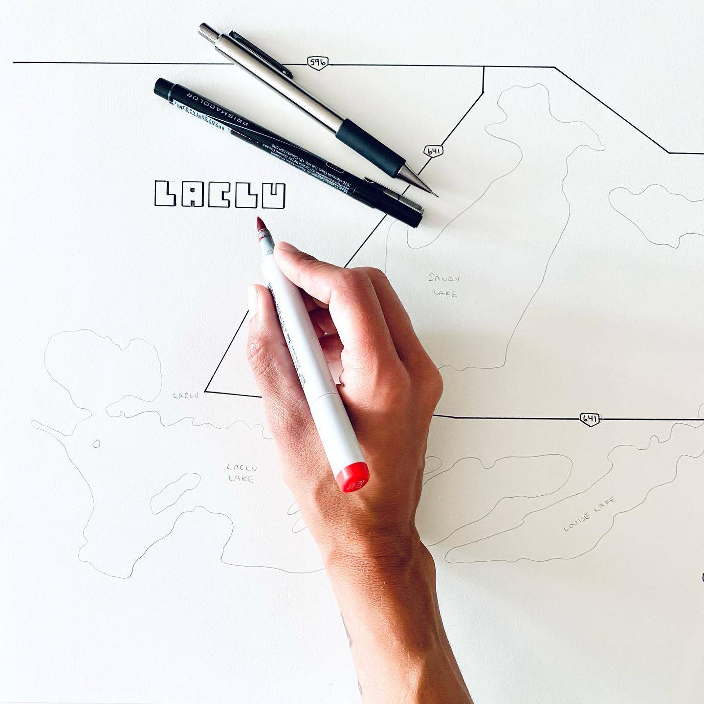 LACLU PRINT 8 x 10 - Out of the Blue