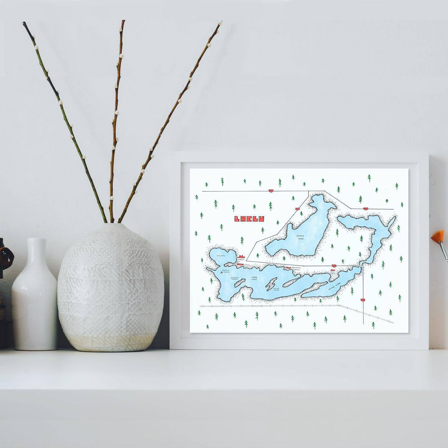 LACLU PRINT 8 x 10 - Out of the Blue