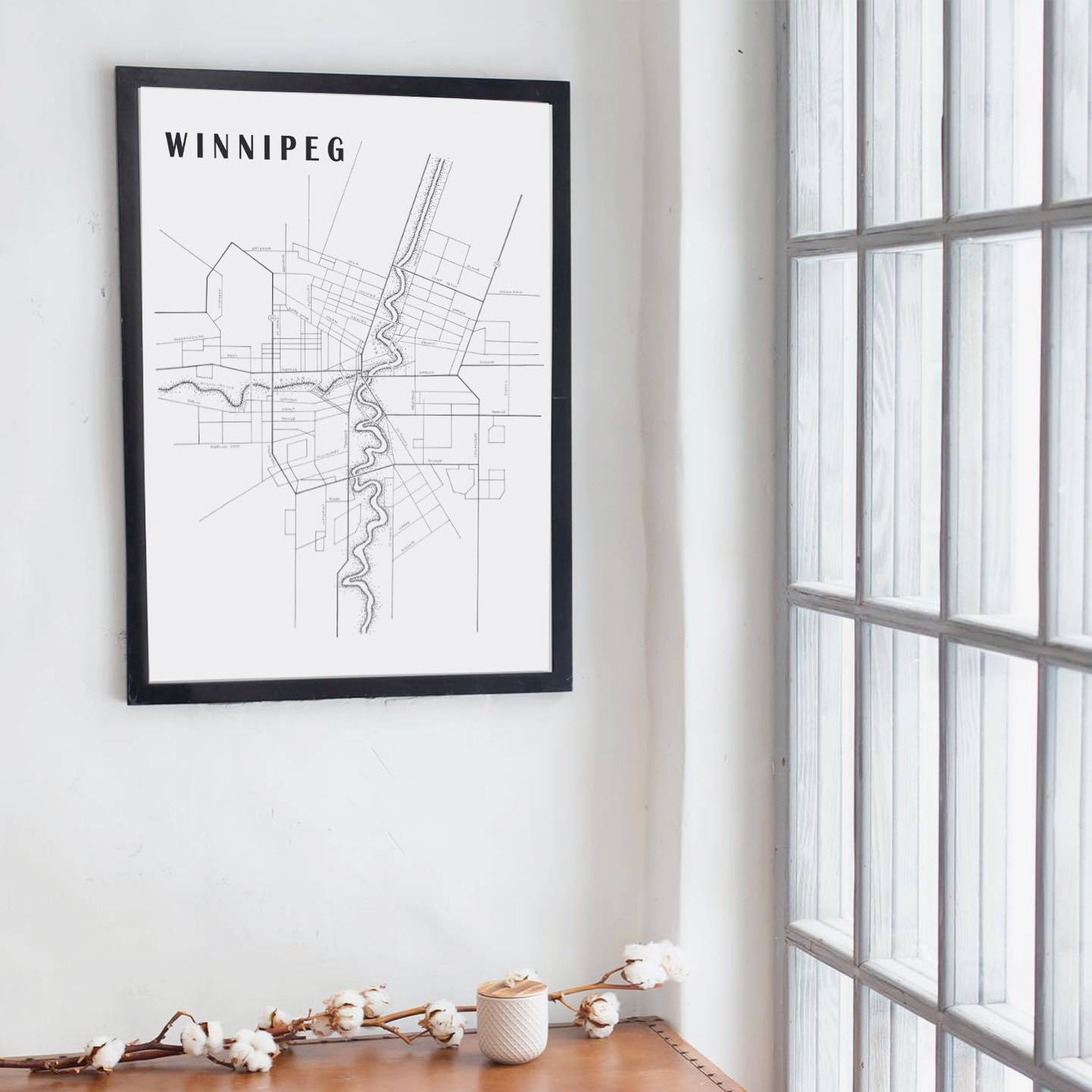 WINNIPEG PRINT 12 x16 - Out of the Blue