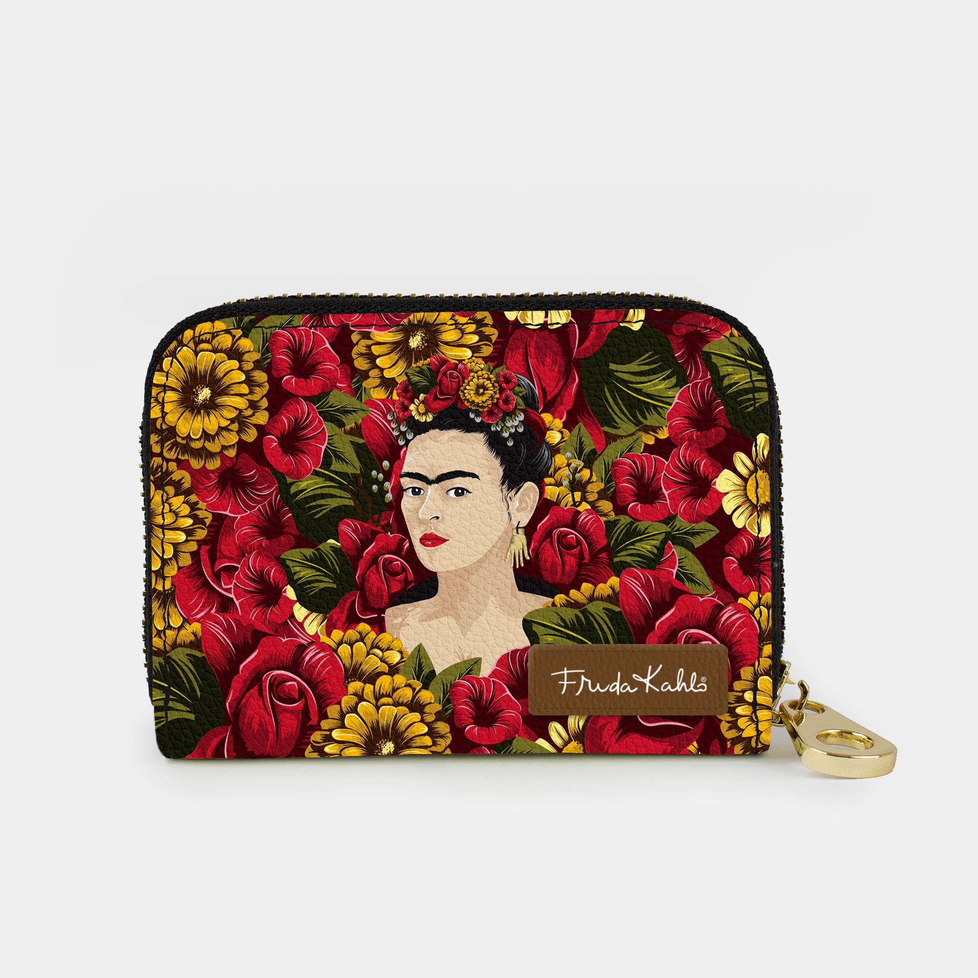 Frida Kahlo™ Rose Portrait - Zipper Wallet - Out of the Blue