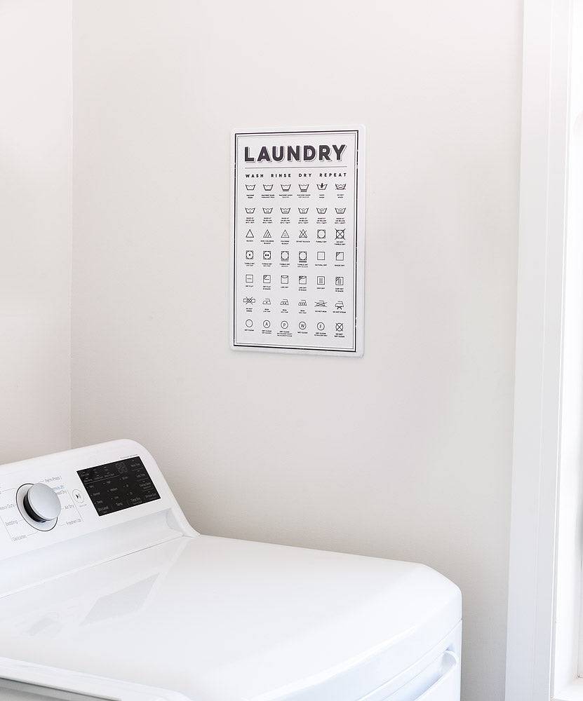 Laundry Symbol Sign - Out of the Blue