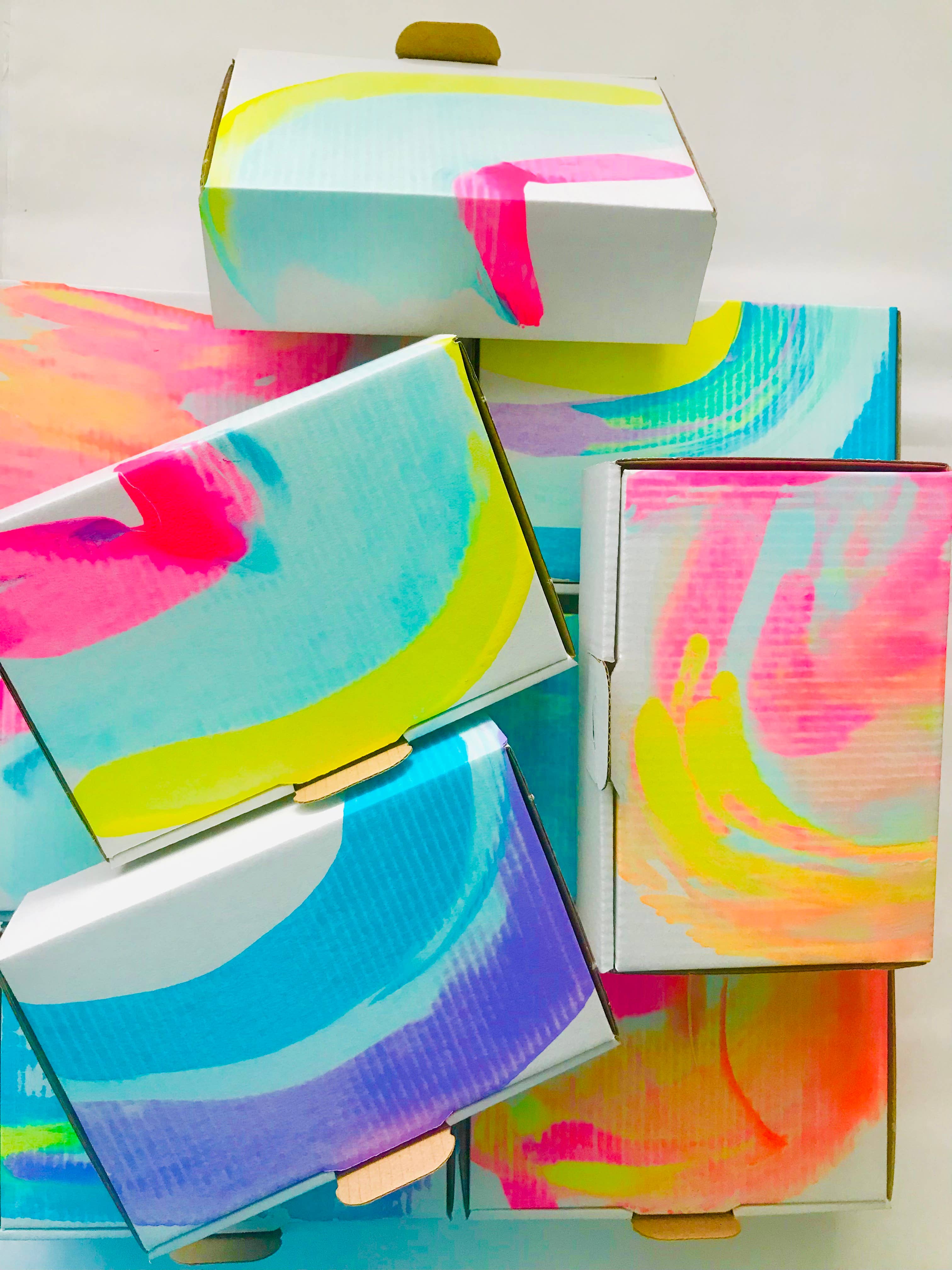1 Gift Box 10 Small Candles - Out of the Blue