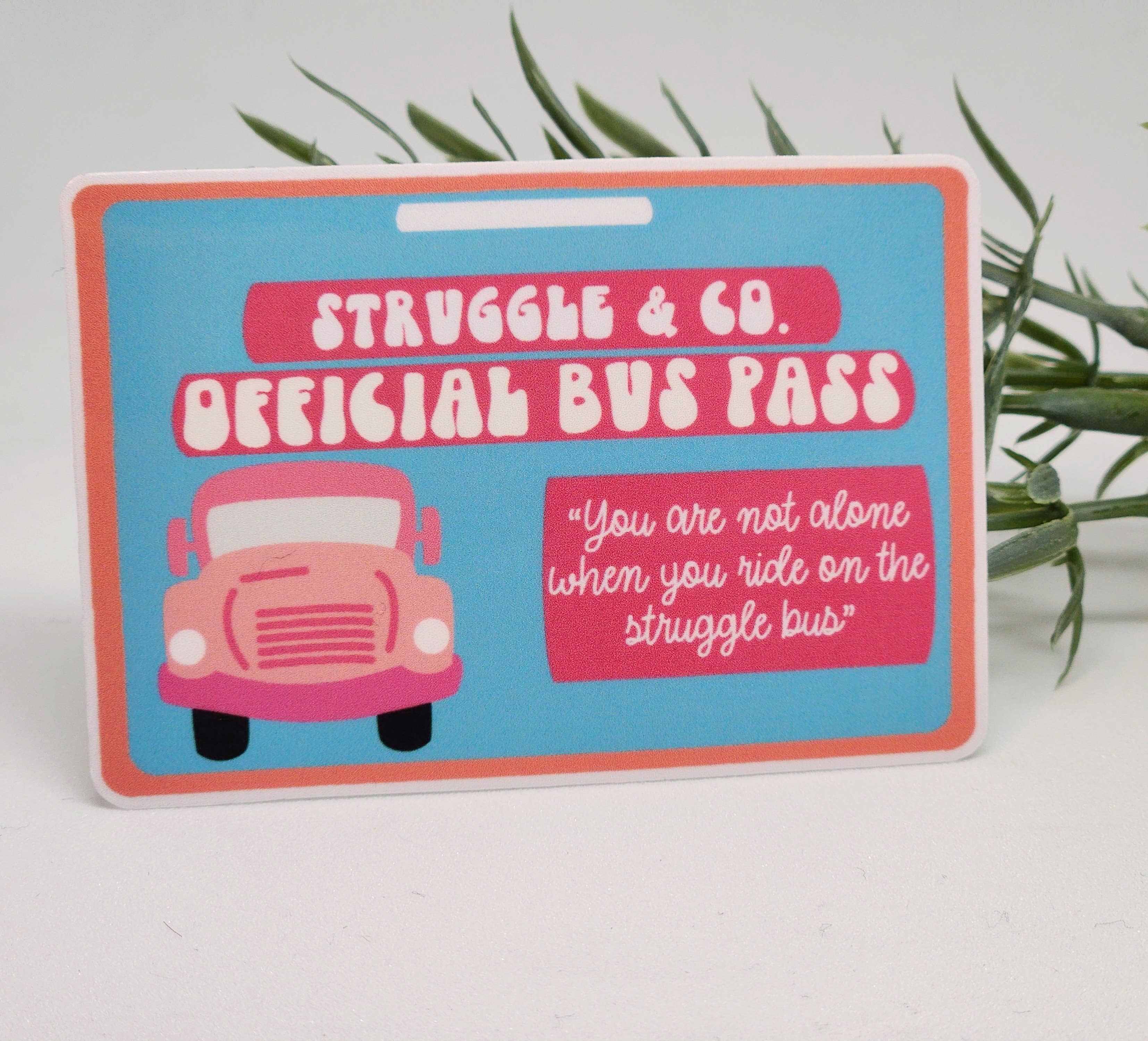 Struggle bus sticker - Out of the Blue