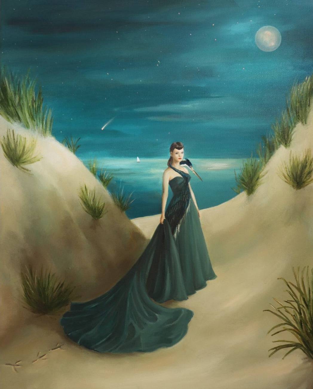SCIENCE FICTION PRINT 8"x10" - Out of the Blue