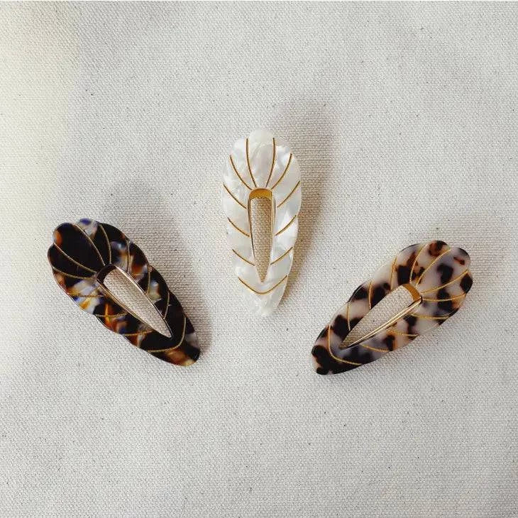 MERA CLIP BLUE/BRN - Out of the Blue