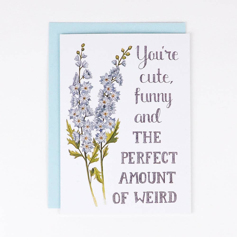 You're Cute Card - Out of the Blue