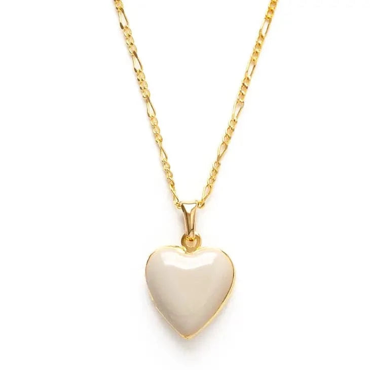 Heart Locket Beige - Out of the Blue