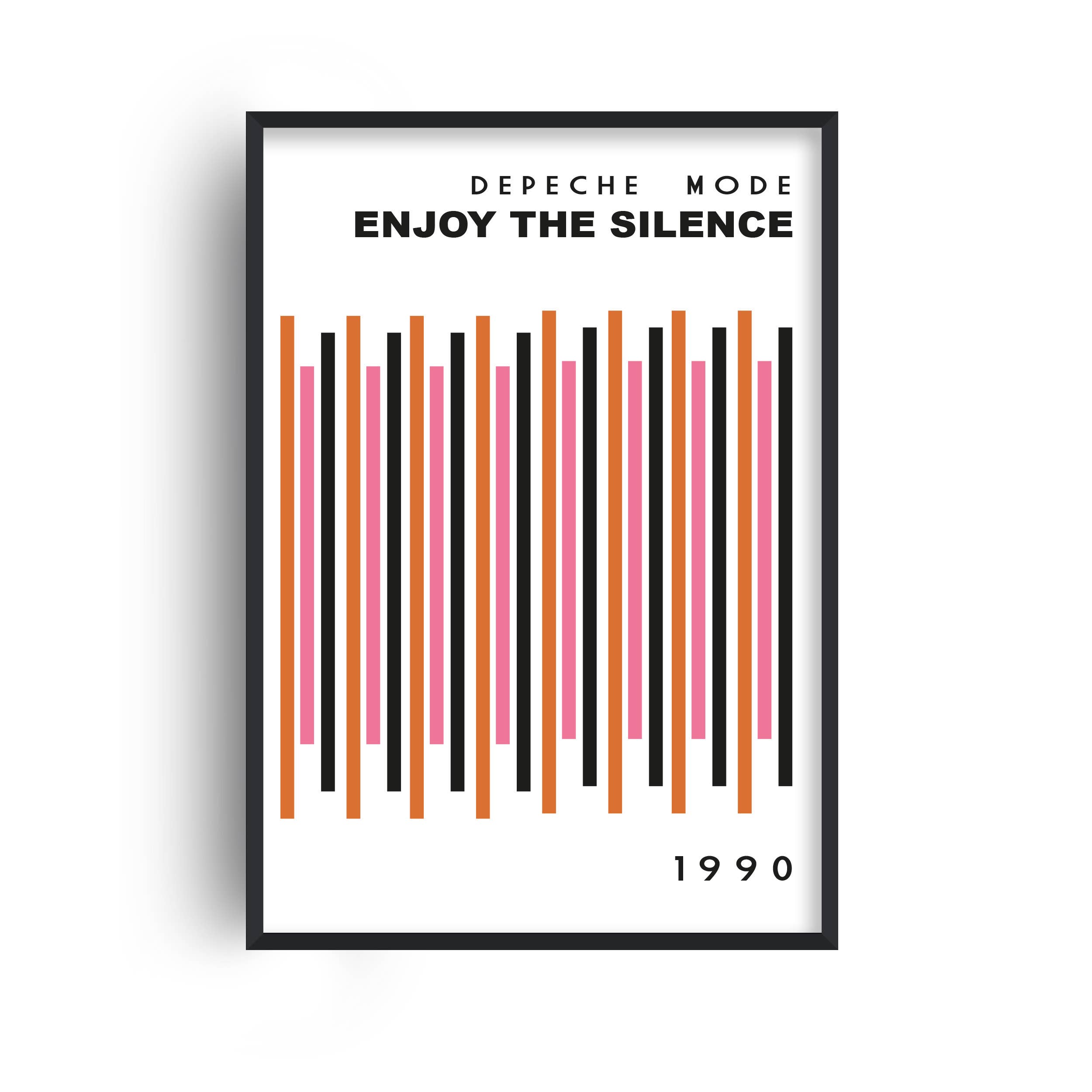 Enjoy the Silence Depeche Mode Inspired  Art Print - Out of the Blue
