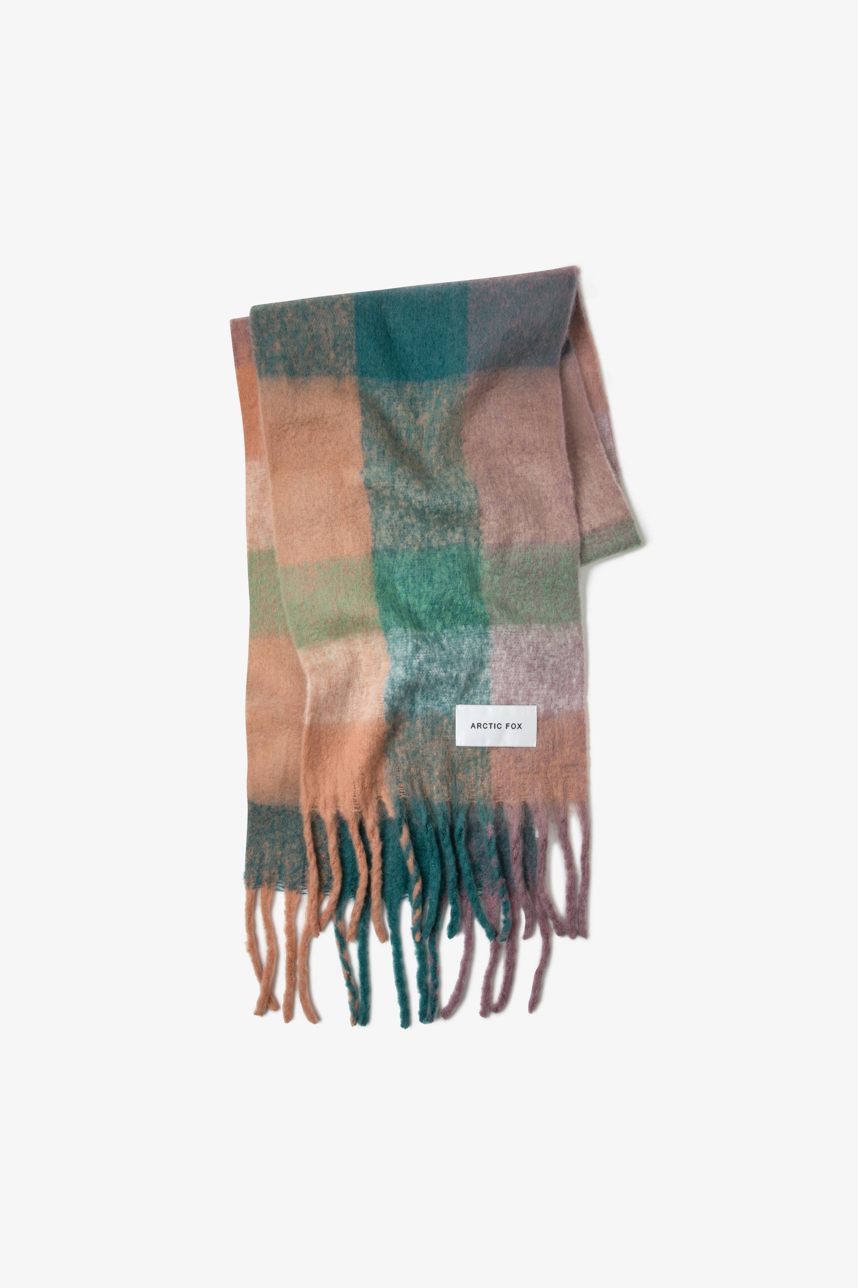 The Reykjavik Scarf - Lilac Check - AW23 - Out of the Blue