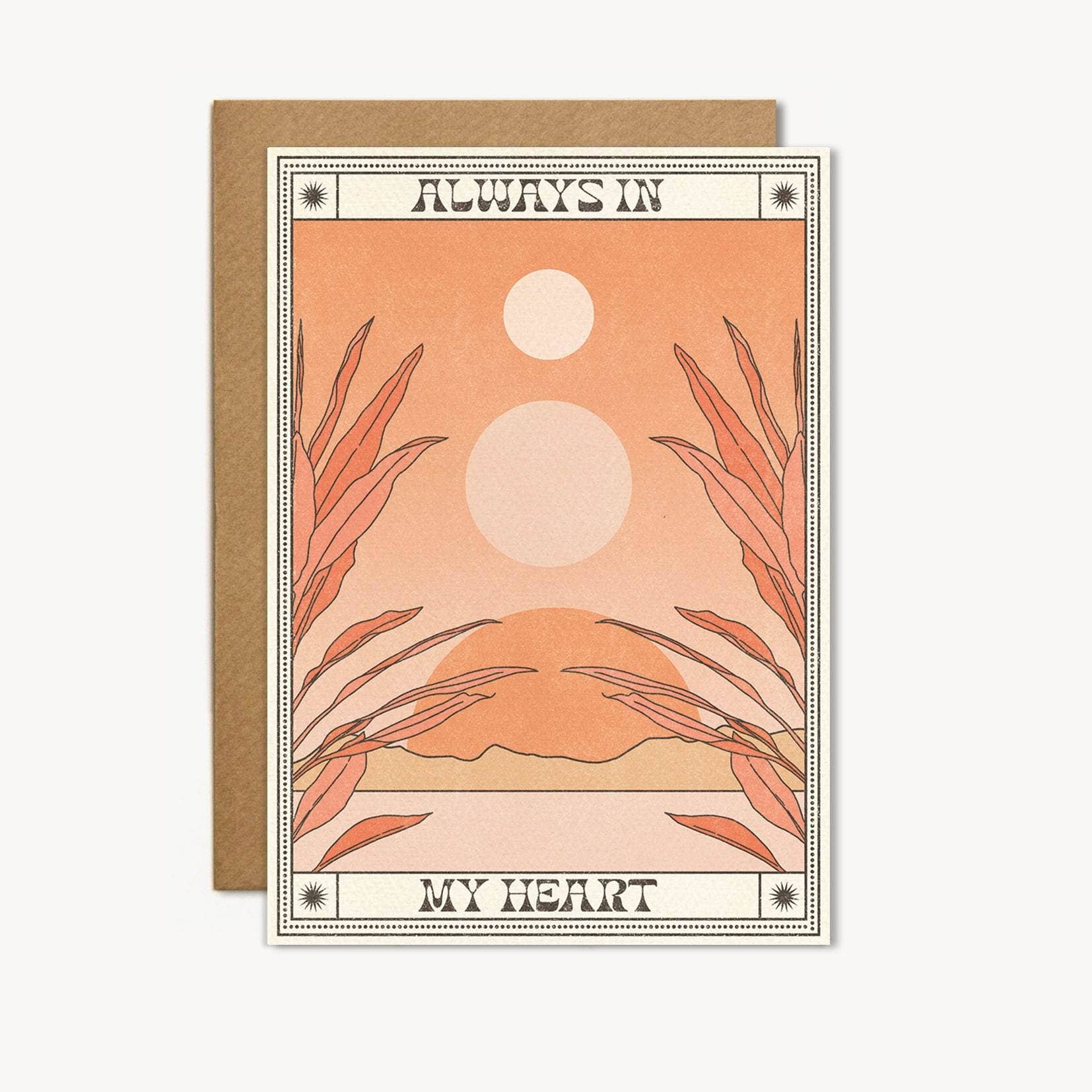 Heart Card - Out of the Blue