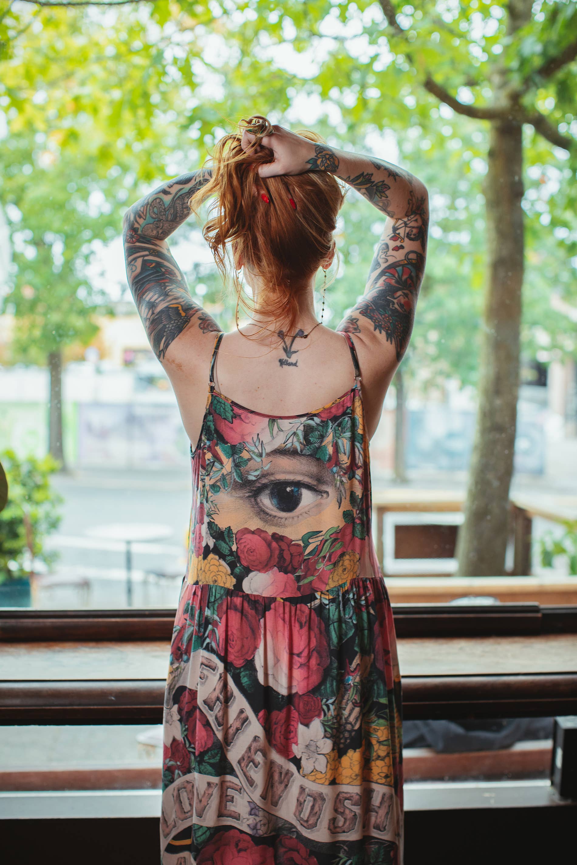Friendship Love & Truth Bohéme Bamboo Slip Dress - Out of the Blue