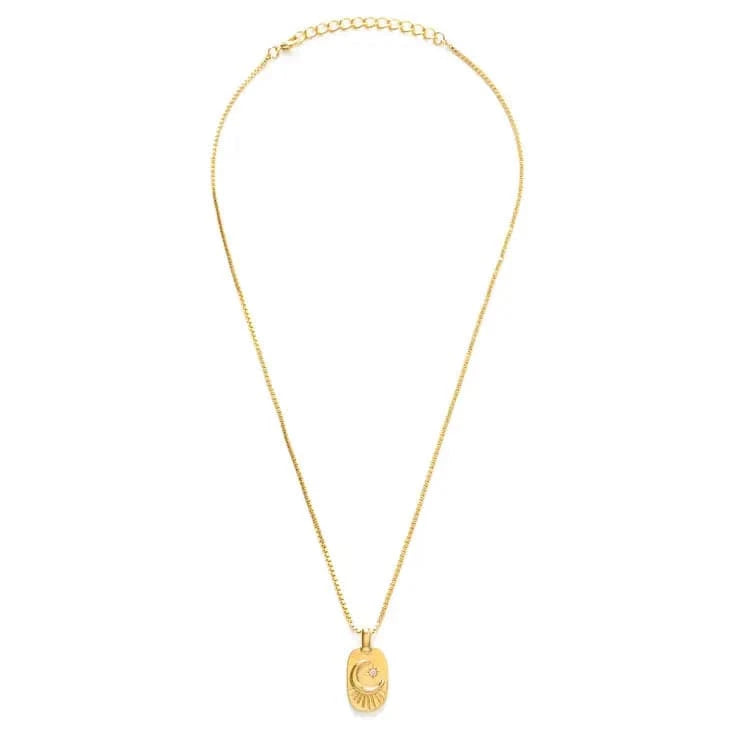 Helena Medallion Necklace - Out of the Blue