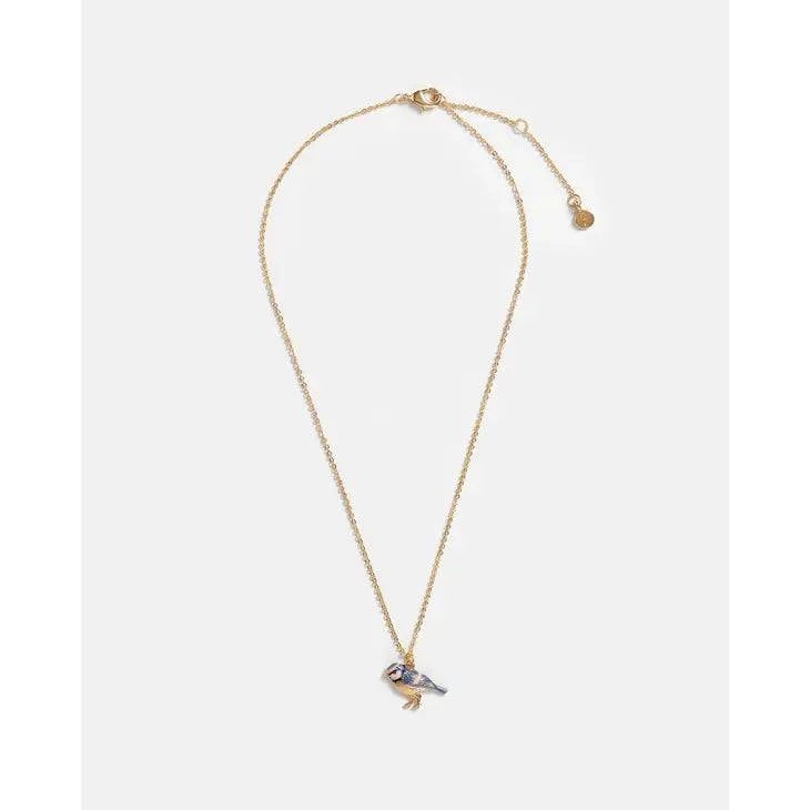 Blue Tit Short Necklace - Out of the Blue