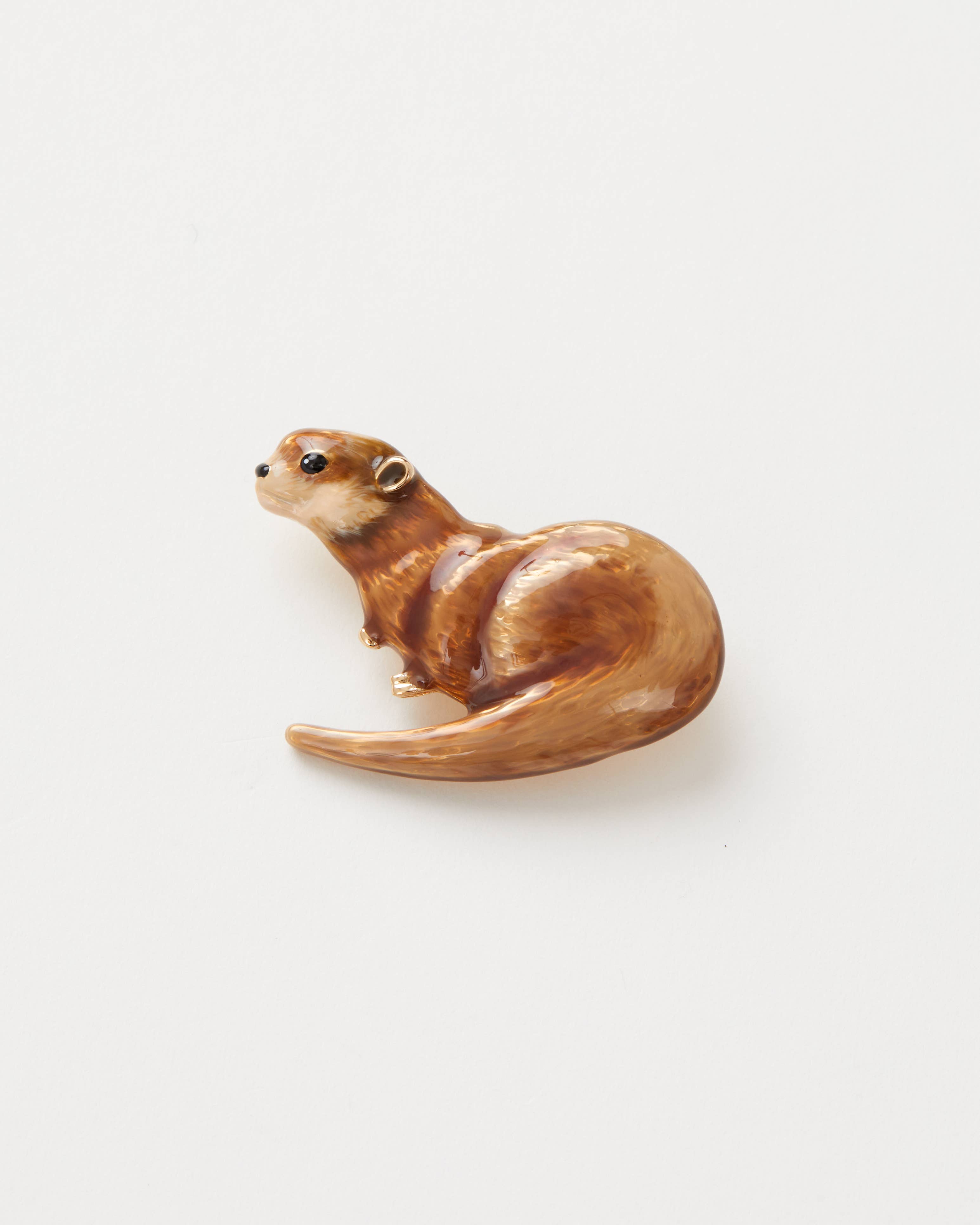 Enamel Otter Brooch - Out of the Blue