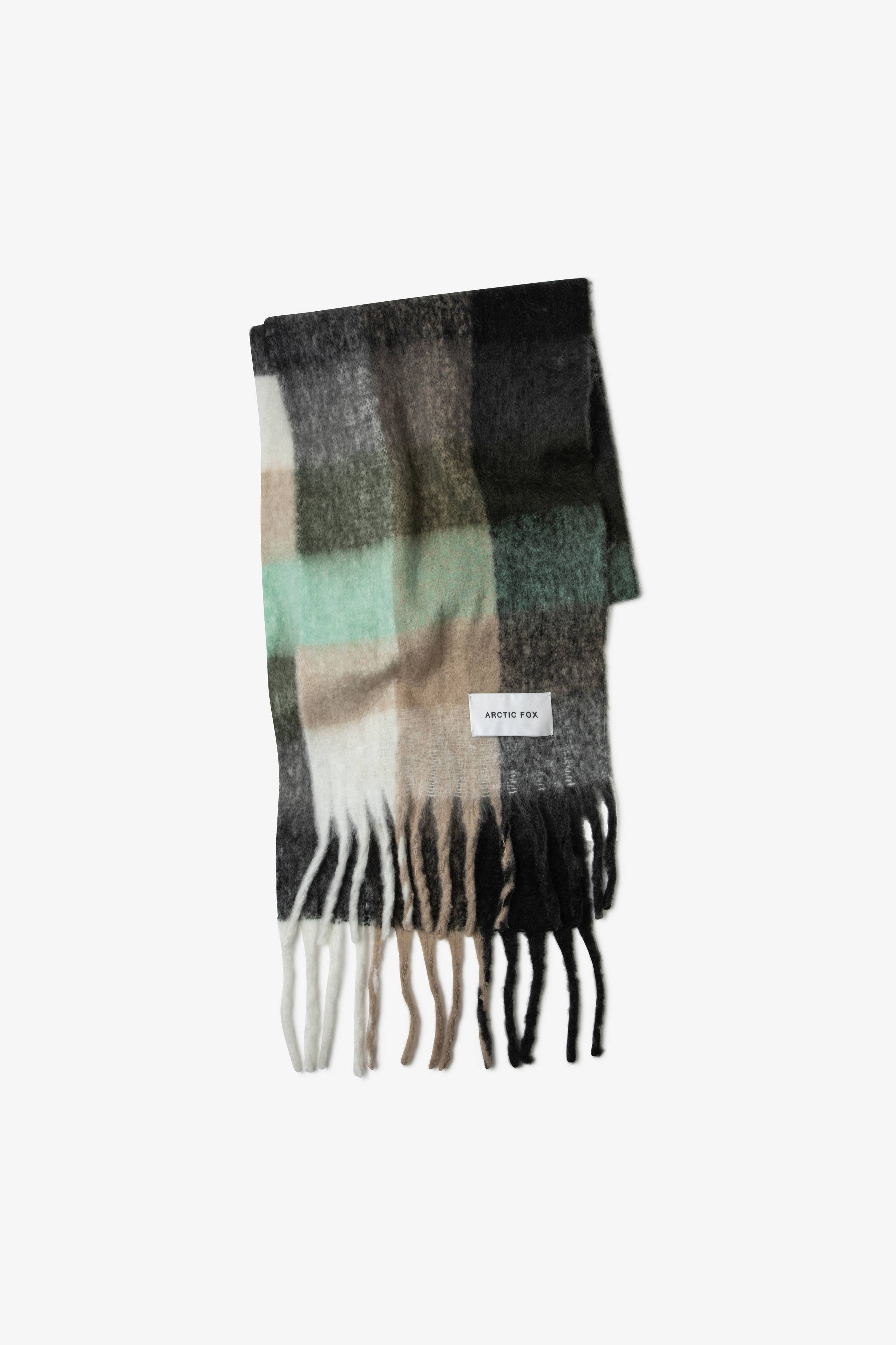 The Reykjavik Scarf - Black Check - AW23 - Out of the Blue