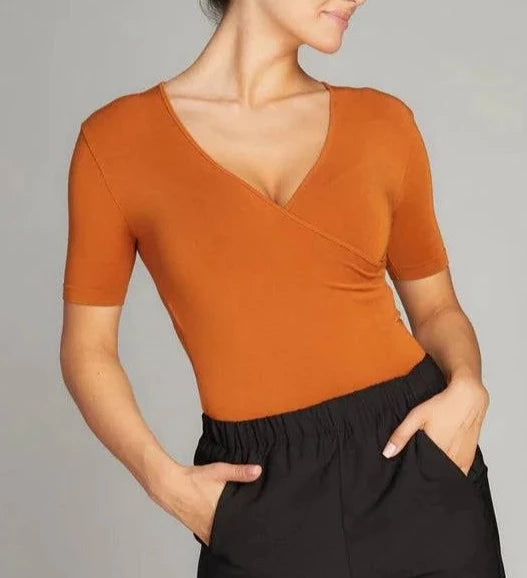 WRAP BODYSUIT BAMBOO - Out of the Blue