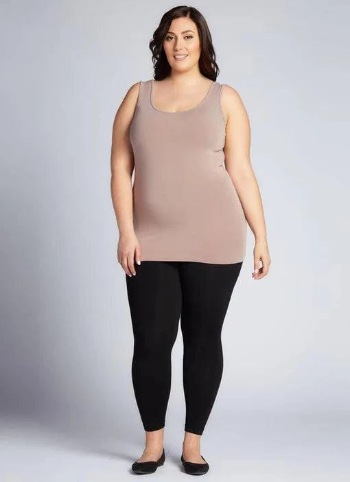 PLUS BAMBOO FLEECE LEGGING - Out of the Blue