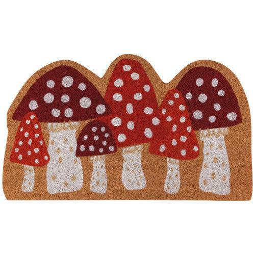 Mushroom Shaped Doormat - Out of the Blue