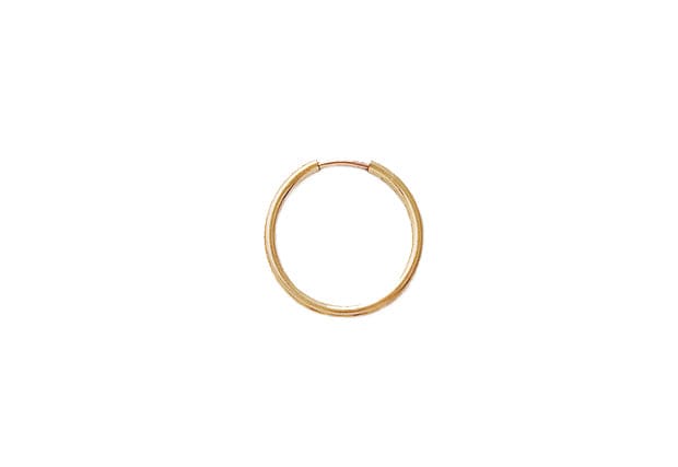 HOOP 12MM GOLD FILL - Out of the Blue