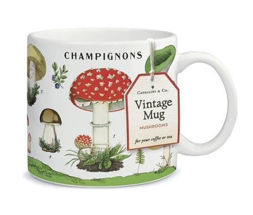 MUSHROOMS VINTAGE MUG - Out of the Blue