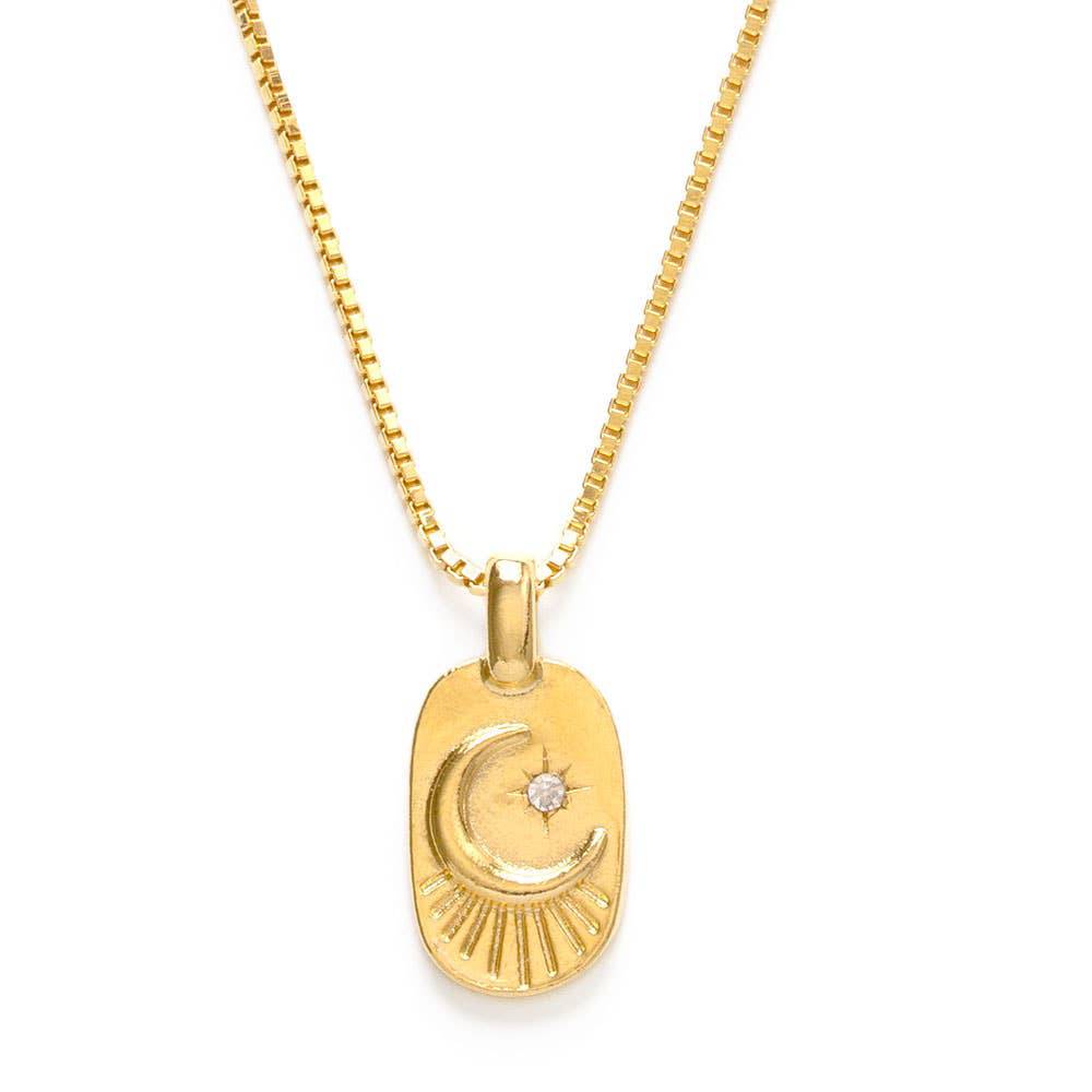 Helena Medallion Necklace - Out of the Blue
