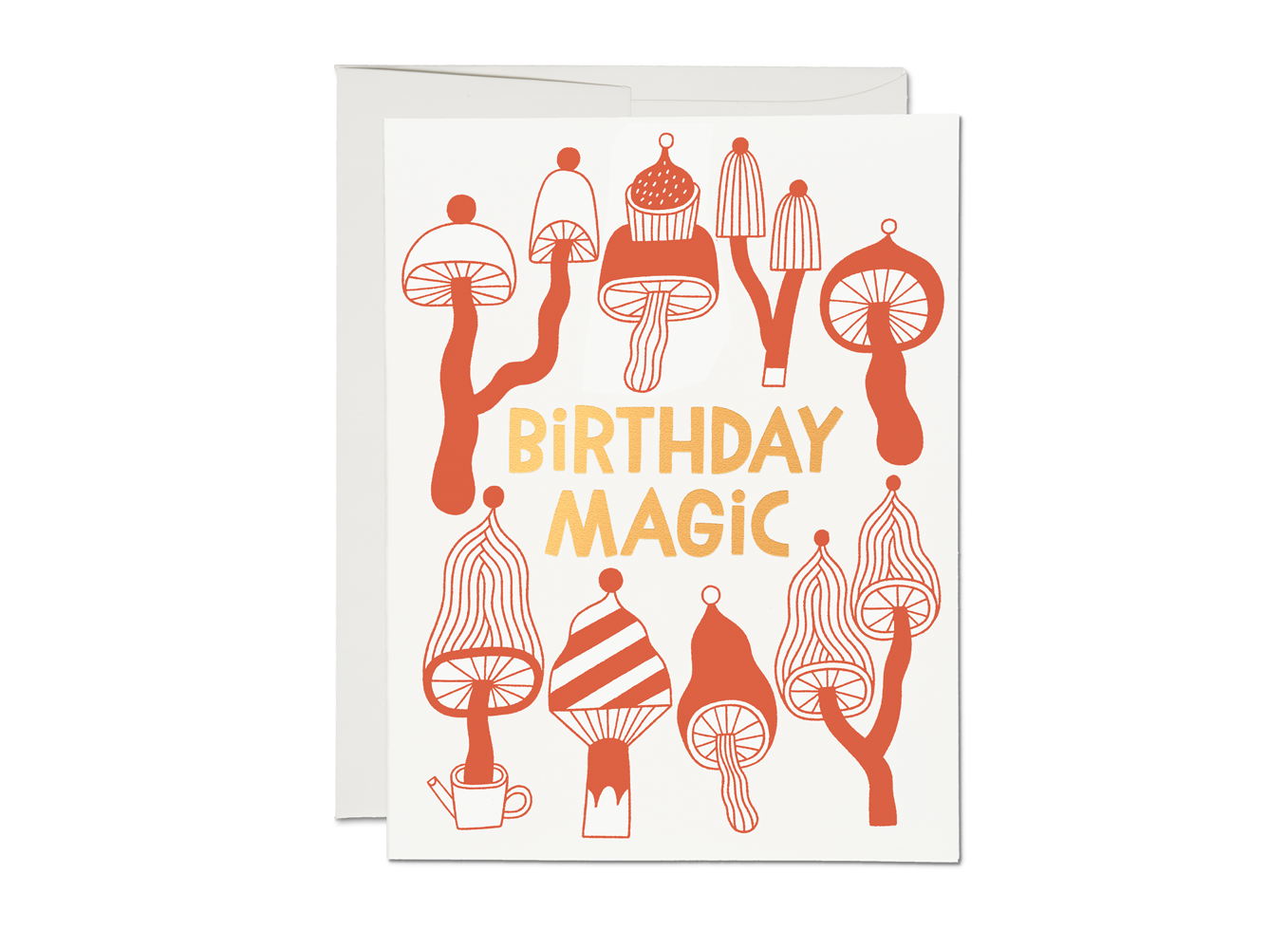 Mushroom Magic Birthday Card - Out of the Blue