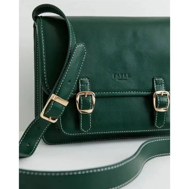 Green Satchel Bag - Out of the Blue