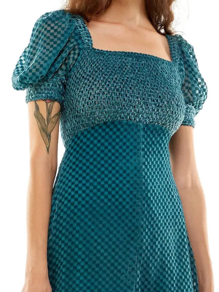Abbie Dress - Check - Out of the Blue