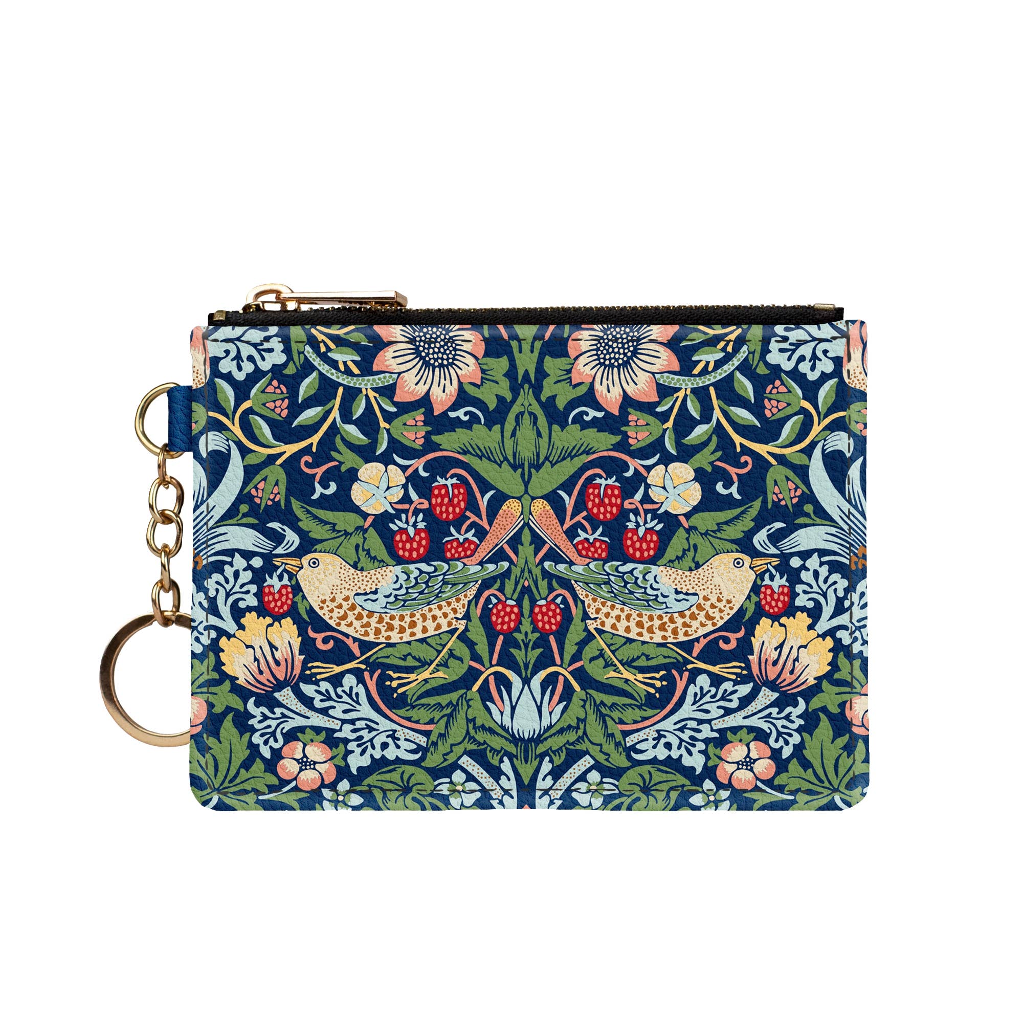 Morris Strawberry Thief - Keychain Wallet - Out of the Blue