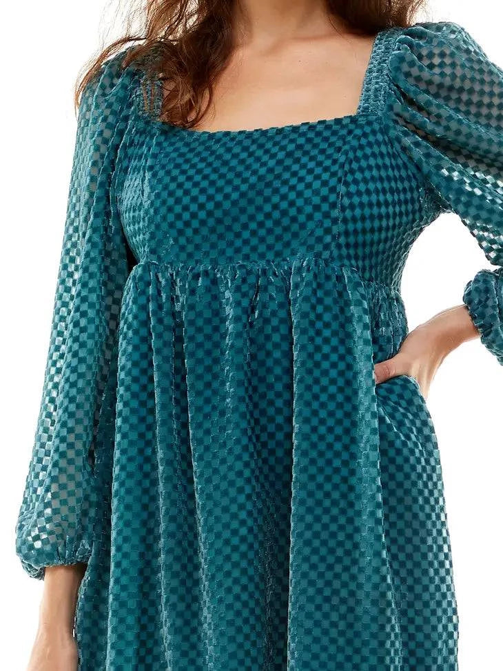 Kiera Dress Check - Out of the Blue