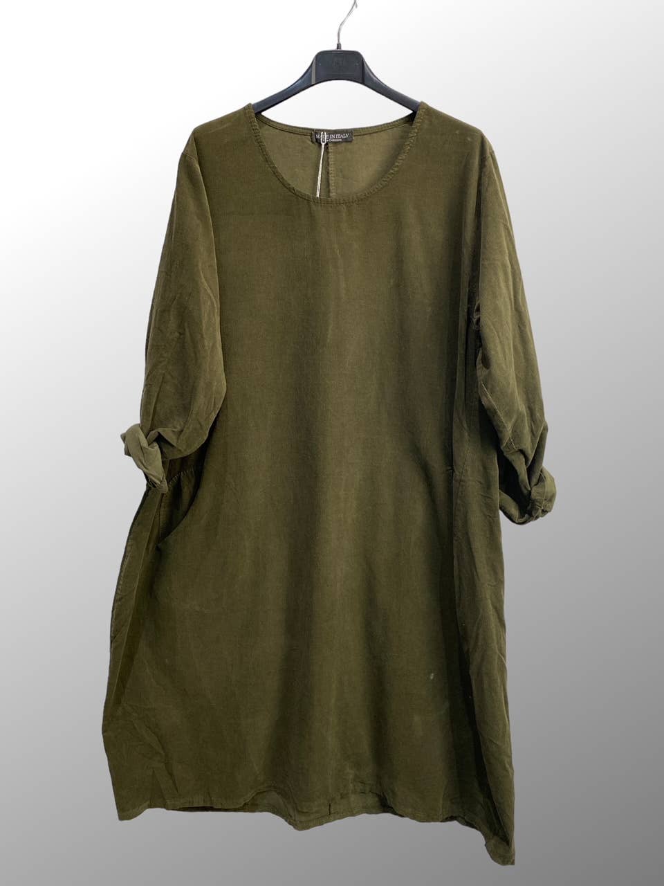 DRESS 761 100% cotton corduroy: Persimmon - Out of the Blue