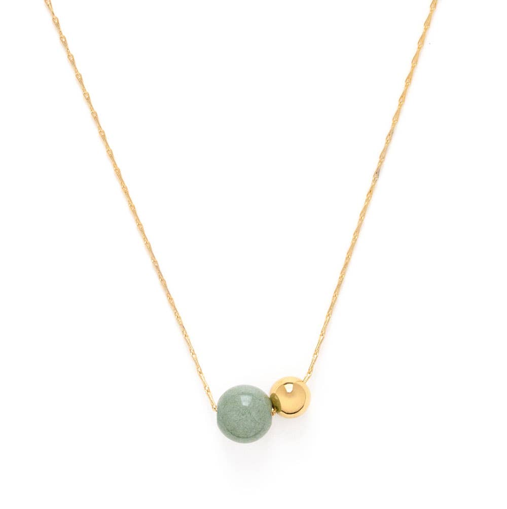 Gemstone Orbit Necklace - Out of the Blue