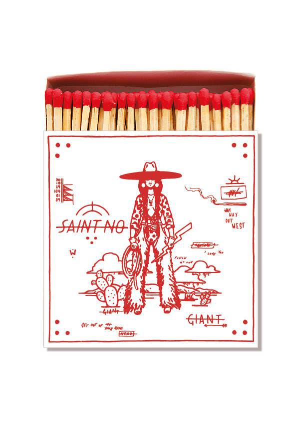 Saint No - Lightening Bolt Match Box - Out of the Blue