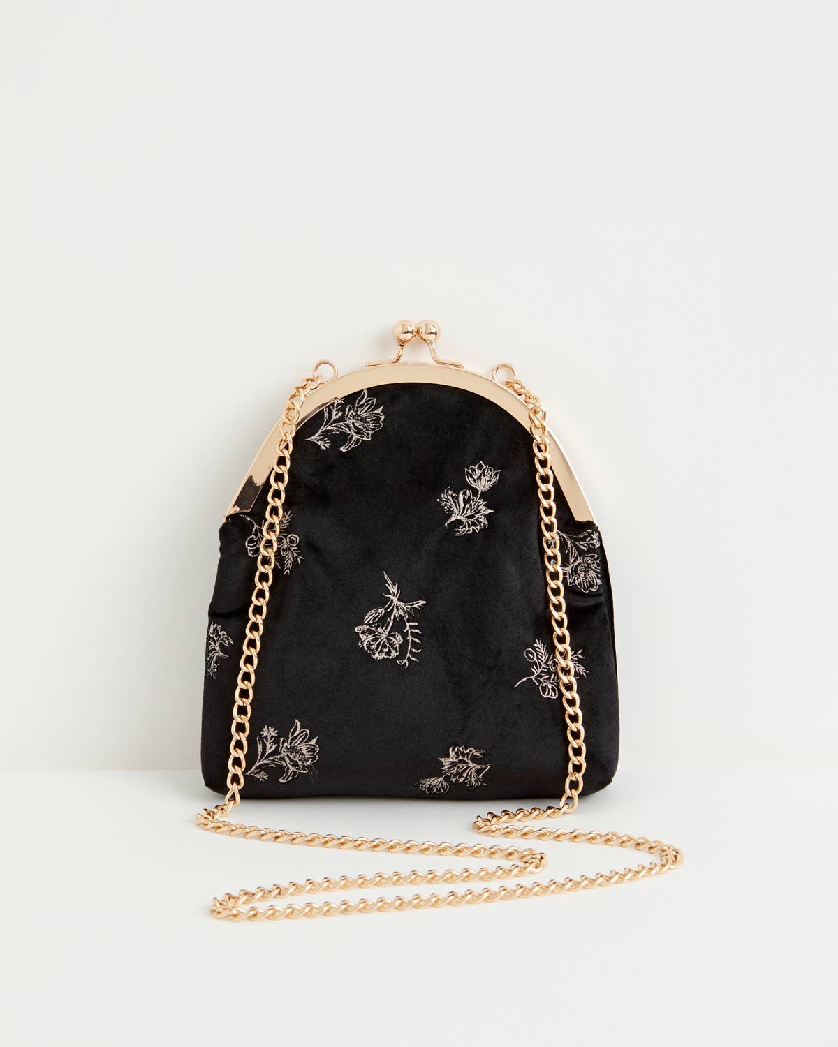 Victoriana Bag Black Velvet - Out of the Blue