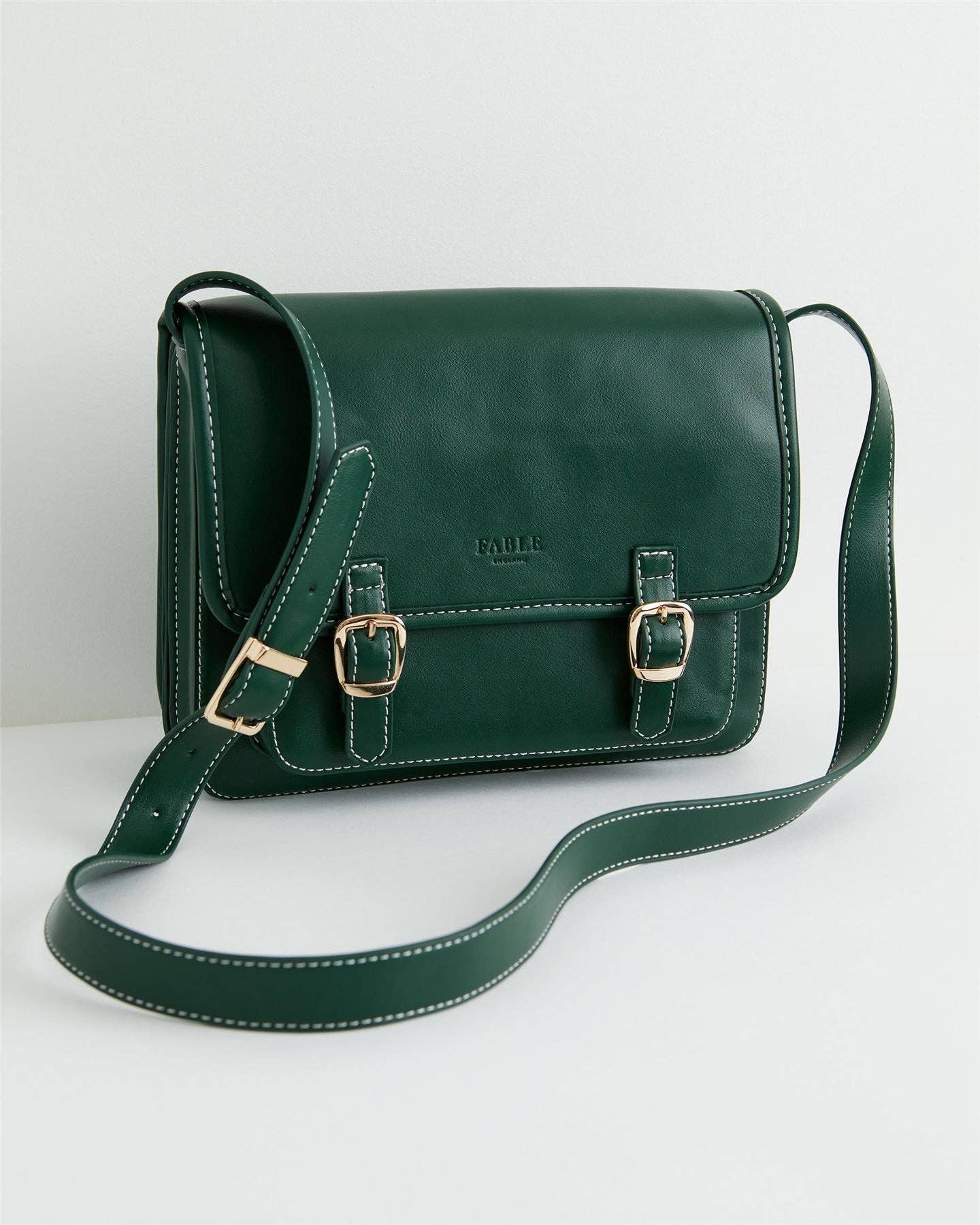 Green Satchel Bag - Out of the Blue