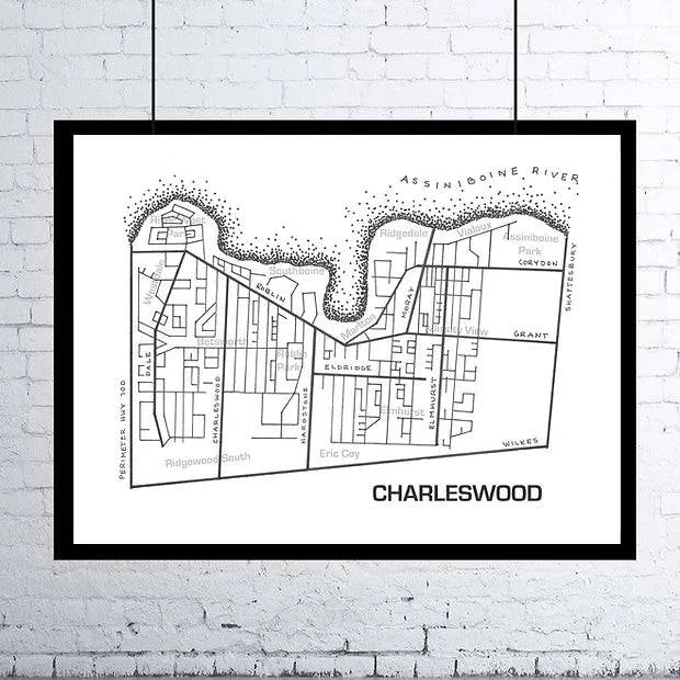 CHARLESWOOD PRINT 8X10 - Out of the Blue