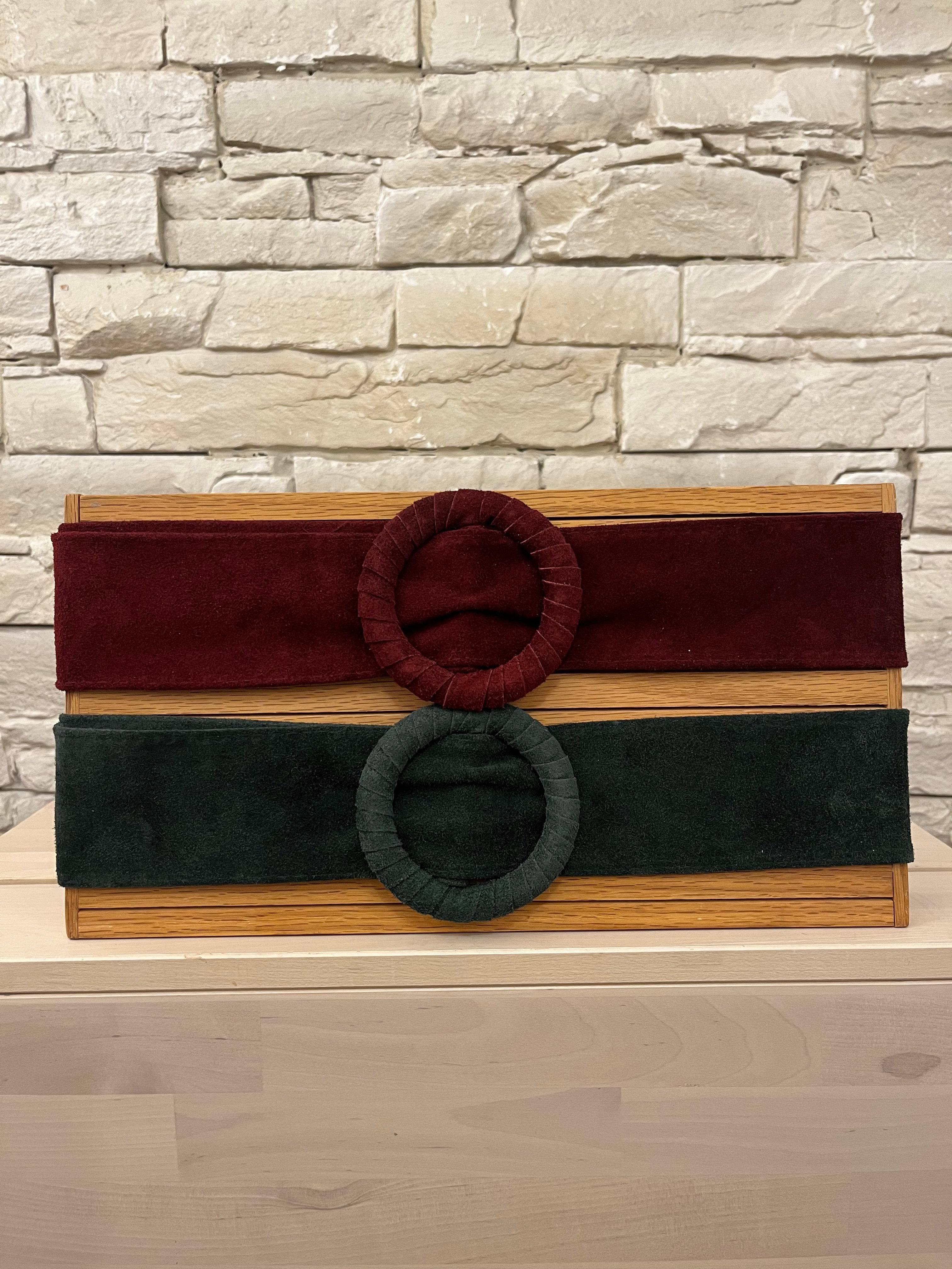 Suede Belt - Earth Tones - Out of the Blue