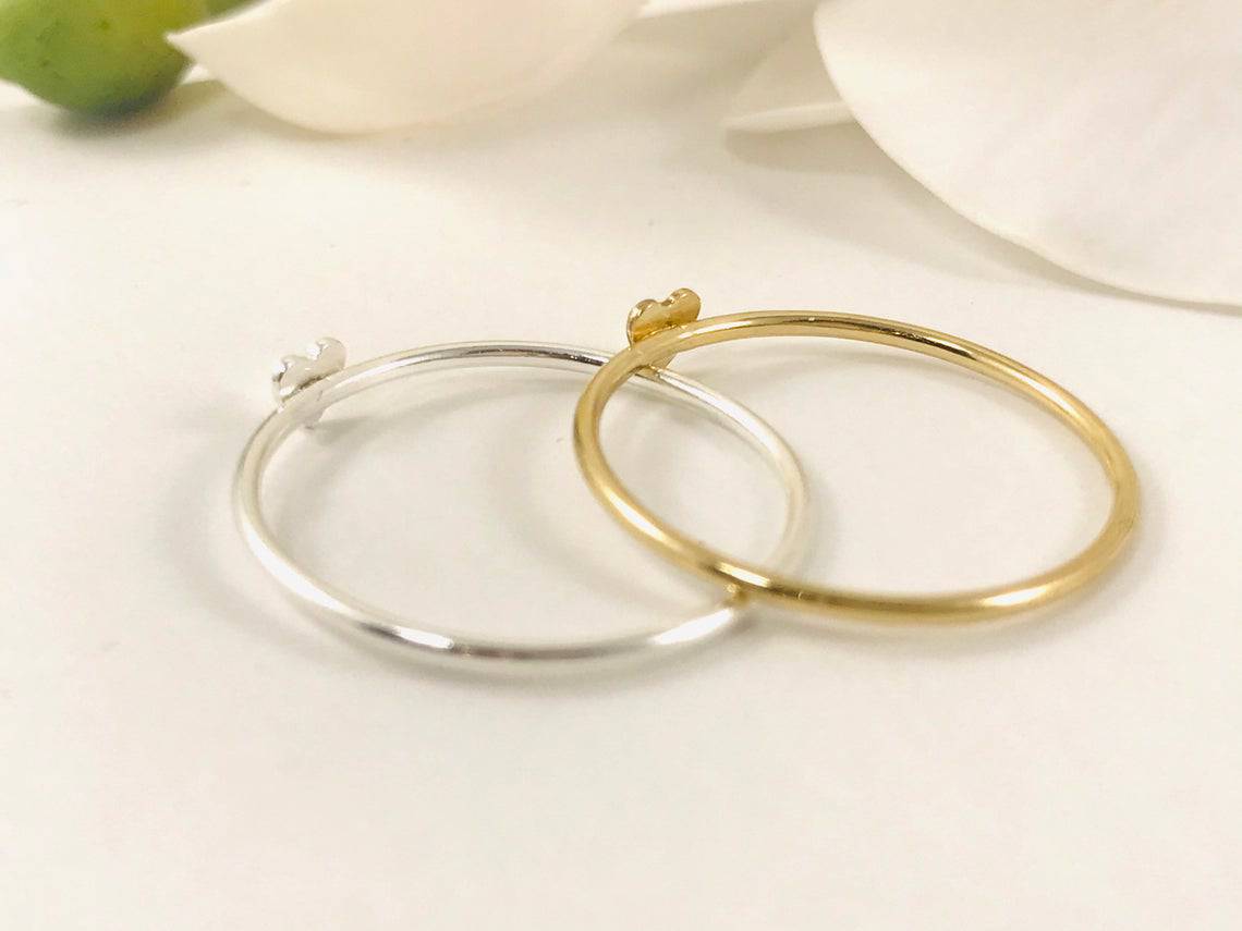 MINI HEART RING - Out of the Blue