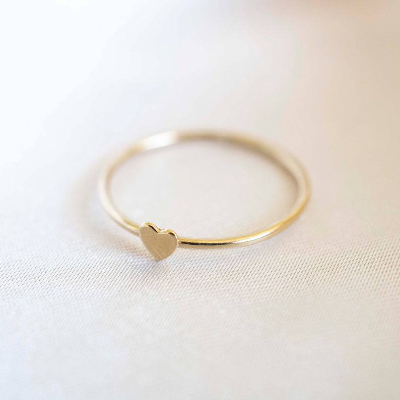 MINI HEART  RING - Out of the Blue