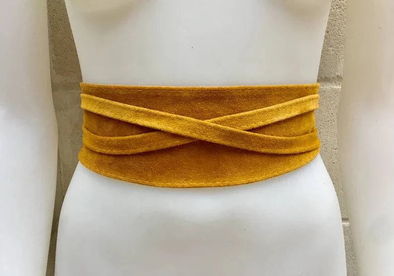 Suede Wrap Belts - Out of the Blue