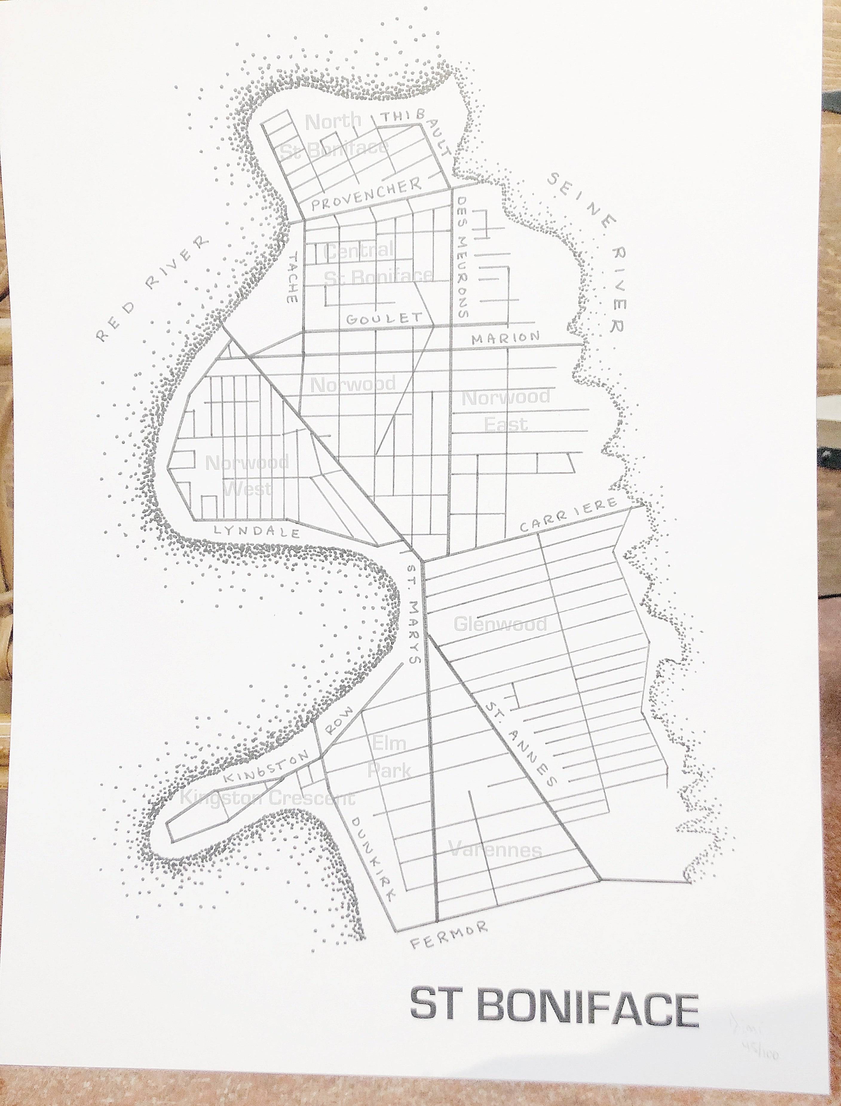 ST BONIFACE PRINT 12X16 - Out of the Blue