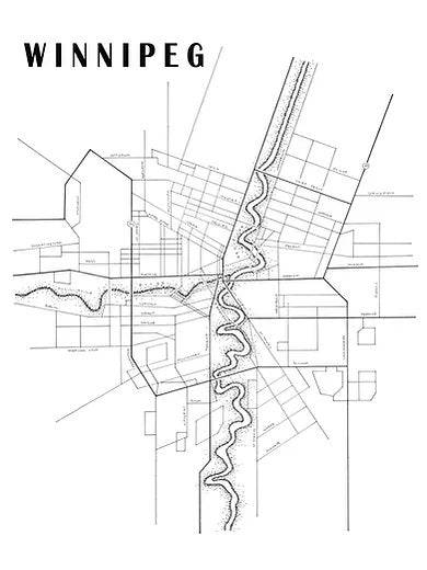 WINNIPEG PRINT 12 x16 - Out of the Blue