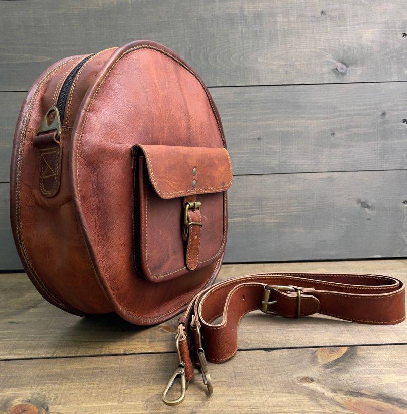8" Round Crossbody Bag - Out of the Blue