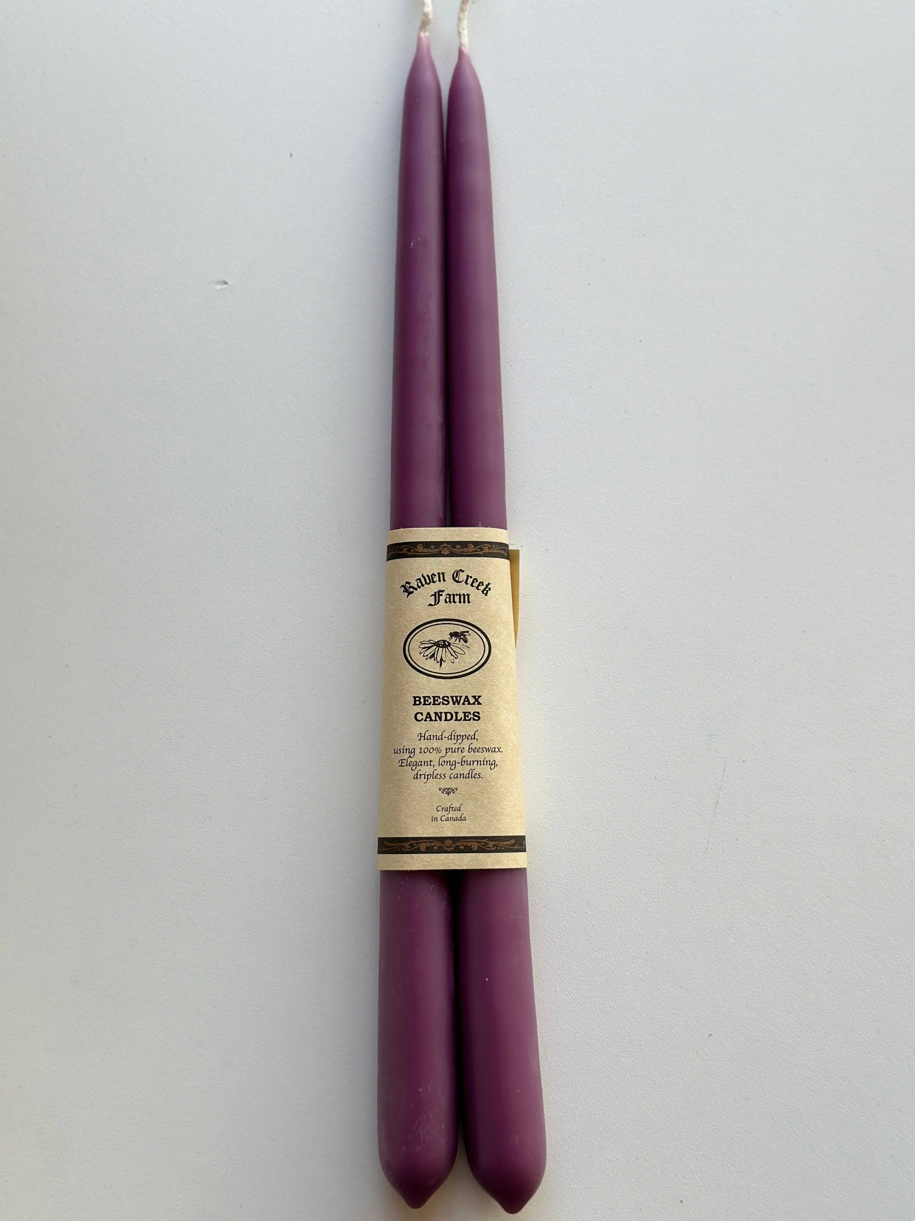 Beeswax Taper Candle - Out of the Blue