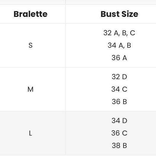 BAMBOO BRALETTE CORE - Out of the Blue