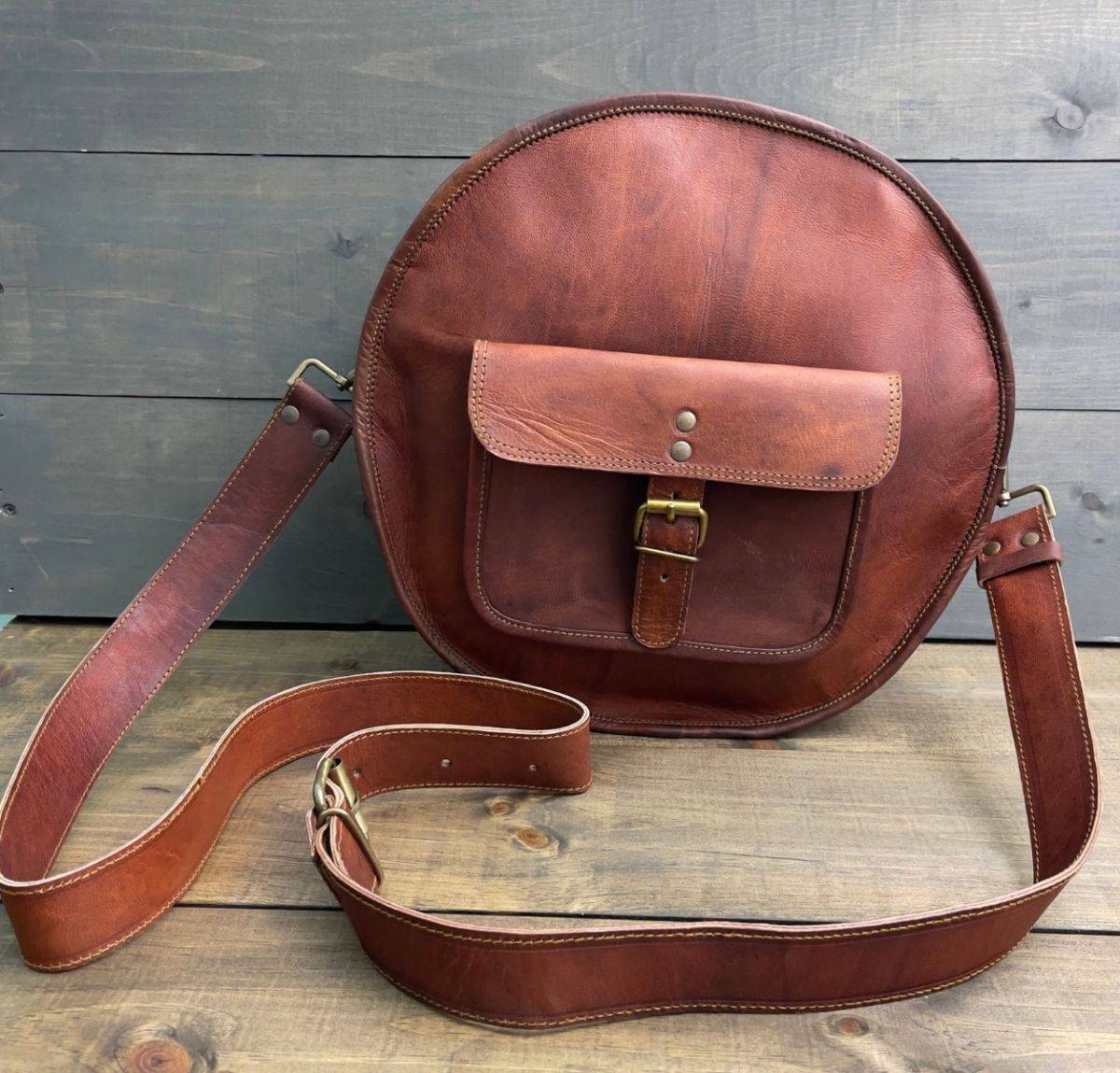 8" Round Crossbody Bag - Out of the Blue