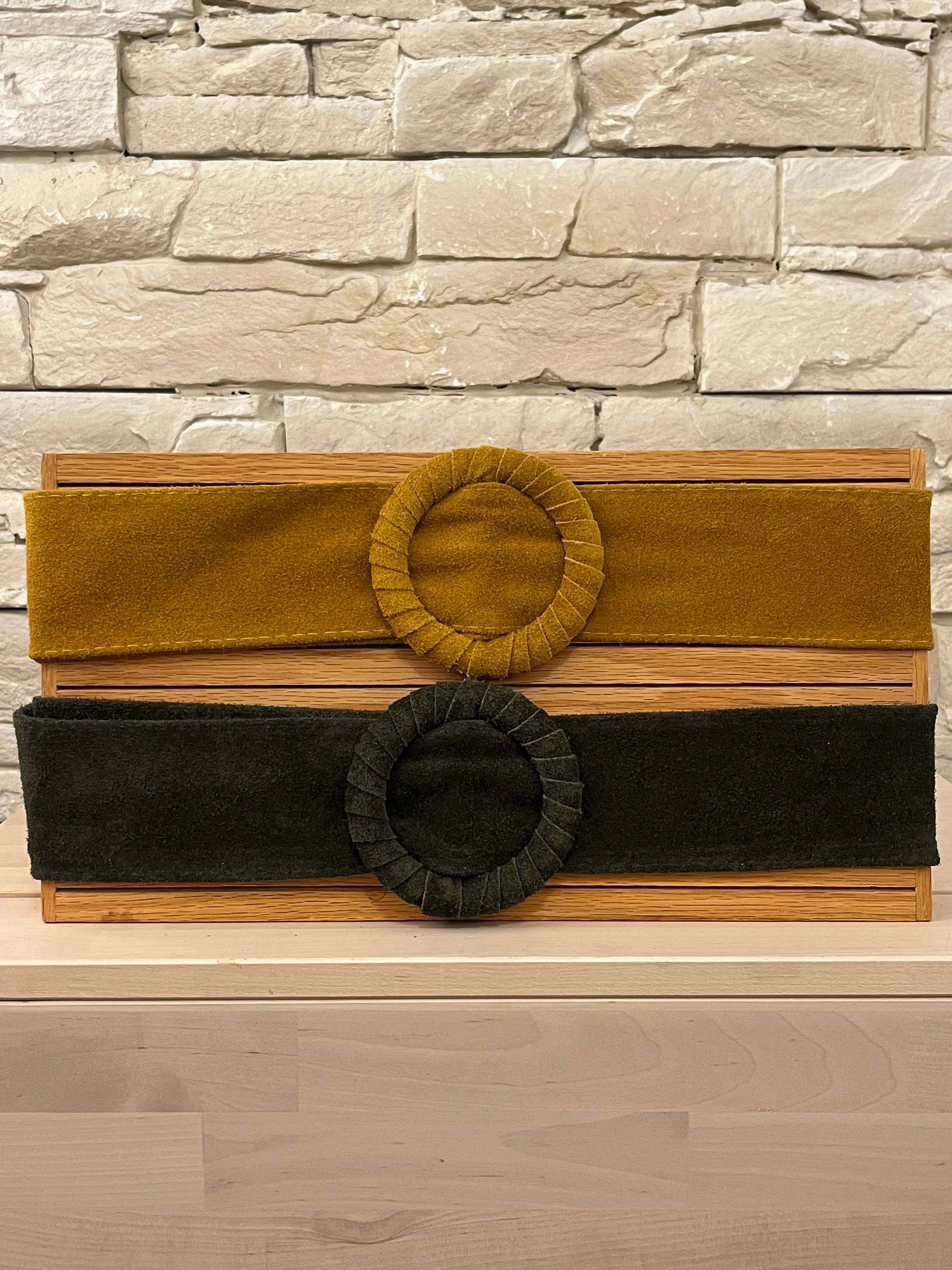Suede Belt - Earth Tones - Out of the Blue