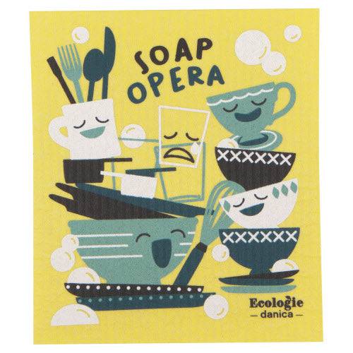 SOAP OPERA DISHCLOTH - Out of the Blue
